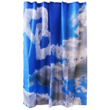 Занавеска для ванной Curtain-Clouds \"Облака\", размер 180*180см