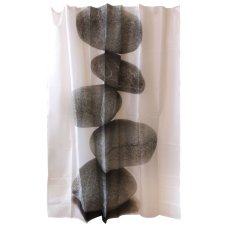 Занавеска для ванной Curtain-Pebbles "Галька", размер 180*180см