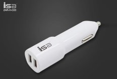 АЗУ 2 USB 2.4A C03 белый ISA (гарантия 2 недели)