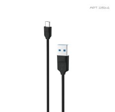 Кабель USB Micro USB усиленный 1м черный ISA (гарантия 2недели)