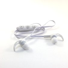 Наушники Bluetooth ISA BE-04 магнитные/белый (гарантия 2недели)