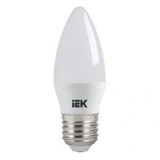 Лампа светодиод. LED 5вт Е27 белый мат.свеча ЕСО