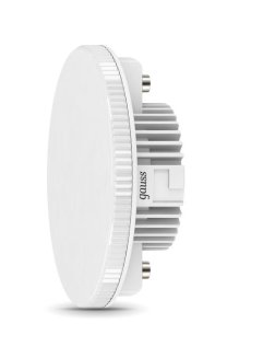 Лампа светодиод. LED 6вт GX 53 теплый таблетка Gauss