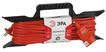 Удлинитель силовой UF-1-2х0,75-20м рамка без з/к 20 м 1 гн