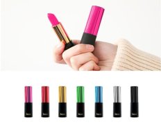 Внешний аккумулятор губная помада 2600mAh черный ISA (гарантия 2 недели)