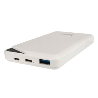 Внешний аккумулятор QS-02 10000 mAh QC3.0 белый ISA (гарантия 2 недели)