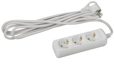 Удлинитель ЭРА с з/к 3х1мм, 3гн*1,5м U-3e-1,5m