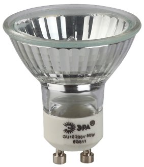 Лампа галоген.ЭРА GU10-JCDR (MR16)-50W-230V (10/200)