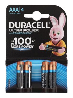 Элемент питания LR03 Ultra Power Duracell