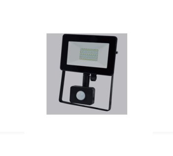 Прожектор LED с дат. движ.10W VLF-D2-10-6500-B 6500К 650Лм 220V IP65 (руч.рег) чер. VKL electric