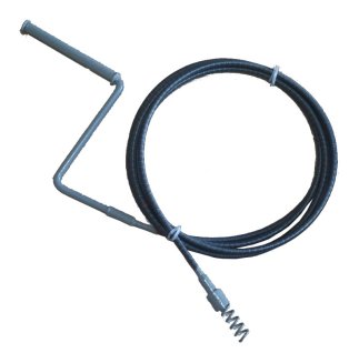 Трос сантехнический д.10 дл.5м крючок-зацеп