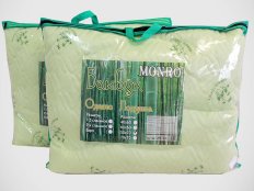 Подушка Бамбук Эконом 60*60 (п/э, ультрастеп,вес 0,6 кг, конверт)