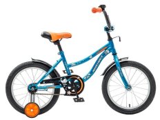 Велосипед NOVATRACK 16", NEPTUNE синий, защита А-тип, короткие крылья, нет багажника