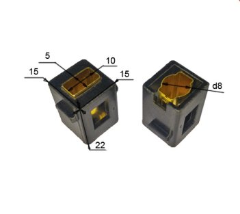 Щеткодержатели для эл-та,подходят для УШМ-125/900 Интерскол (пара) 010317(8)