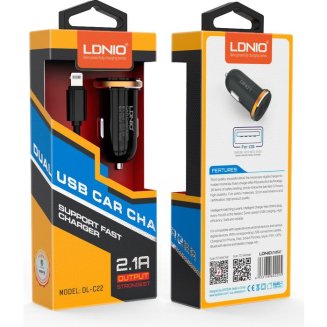 АЗУ Micro USB на 2 USB 2.1A DL-C22 LDNIO (гарантия 2 недели)