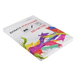 Бумага форматная А4, 250л, 65г/м2, 92%, Кама Clipstudio