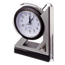 Будильник электронный, 15х11х4см, пластик, 1хАА, 4 цвета, арт.0012 LA DECOR