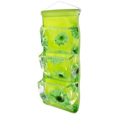Кофр подвесной настенный, 3 кармана, ЭВА, спанбонд, 18х45см, 4 цвета