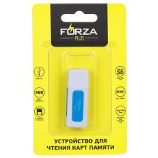 Устройство для чтения карт памяти USB 2.0. FORZA (гарантия 2 недели)