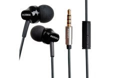 Наушники RM-501 Earphones Remax черные (гарантия 2 недели)