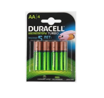 Duracell HR6 2400mAh/2500mAh предзаряженные
