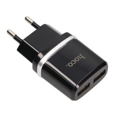 СЗУ Micro USB на 2 USB 2.4A C12 HOCO черное (гарантия 2 недели)