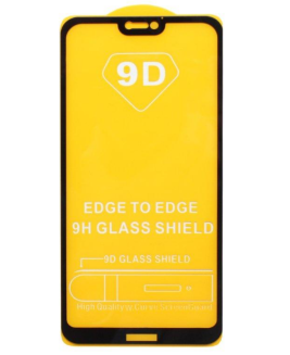 Защитное стекло Huawei P20 Lite с рамкой 9H Full Glue без упаковки черное