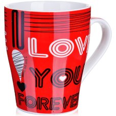 Кружка 340мл I LOVE YOU LR в под/упак 24463-3