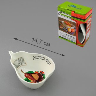 Форма для запекания ГРУША В ШОКОЛАДНОЙ ГЛАЗУРИ 14,7*11*6 СМ цв.уп. 598096