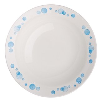 Миска малая синий горох 17,5см, 250мл, фаянс, 0159