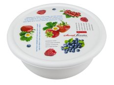 Миска с крышкой BERRY 1,2л