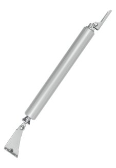 Доводчик NOTEDO GS-35 HO пневматический с ФОП, серебро