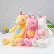 Мягкая игрушка «Единорог», с сердцем, цвета МИКС