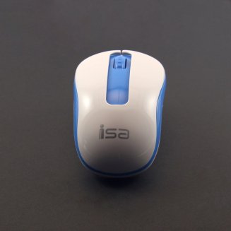 Мышь беспроводная 2.4G W550 синий ISA (гарантия 2недели)