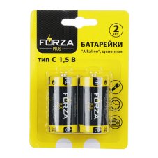FORZA Батарейки 2шт \"Alkaline\" щелочная, тип C, BL