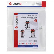 Мешки для пылесоса OZONE 5шт синтетич, не боятся мокрой пыли MXT-303/5