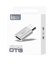 Переходник P-07 Lightning на MicroUSB алюминий ISA (гарантия 2 недели)