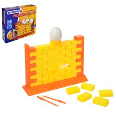 Игра настольная \"Разбери стену\", пластик, 26,5х26,5х7,5см ИГРОЛЕНД