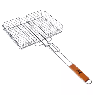 Решетка-гриль хром., 28х35х5см GRILLBOOM
