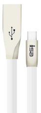 Кабель USB Type-C CB-13 Tianium Alloy 1м белый ISA (гарантия 2 недели)