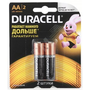 Элемент питания LR6-2BL BASIC Duracell
