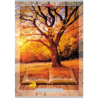 Тетрадь 80л А4ф клетка на скобе серия -Книга странствий-, -New Line-