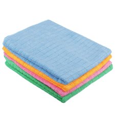 Тряпка для пола из микрофибры в клетку, 50х70см, 80г, 4 цвета VETTA