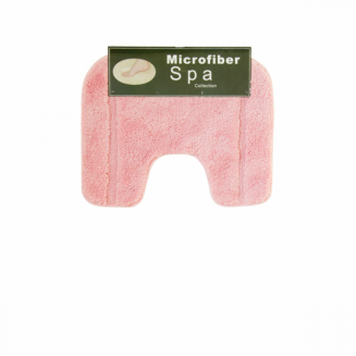 Коврик для унитаза “Lux Border” ПЛЮШ 45*55 Pink