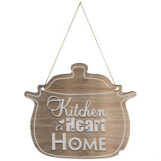 Акция!Табличка декор. The kitchen is the heart of the home ИТ-029 Волшебная страна