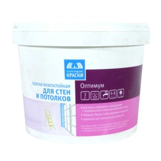 Краска вд инт (латексная для стен и потолка) 3кг Универсал ТЕКС