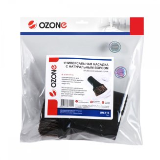Насадка универсальная для профессионального пылесоса OZONE 1 шт., с длинным натуральным ворсом. UN-1