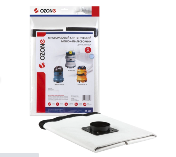 Многоразовый мешок для пылесоса OZONE 1 шт., синтетический XT-509