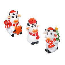 Sale!Фигурка Символ Года 2021, полистоун, 7,5х4х5см, 3 дизайна СНОУ БУМ