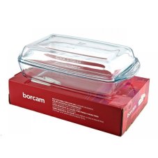 Borcam\"жаропрочная посуда прямоугольная с крышкой 2750мл+1300мл 59010 SB
